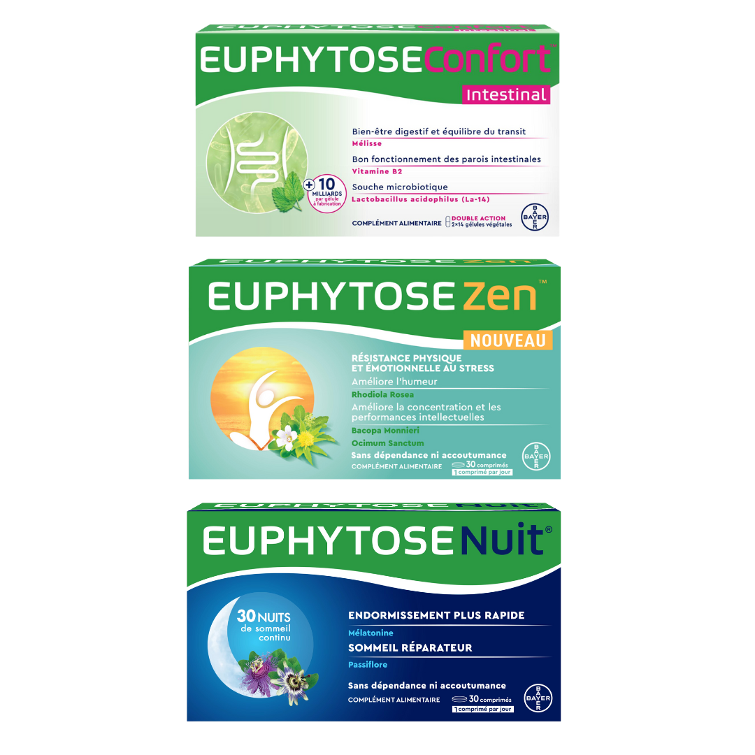 Bayer Euphytose Gamme complète - Pharmacie d'Aigueperse